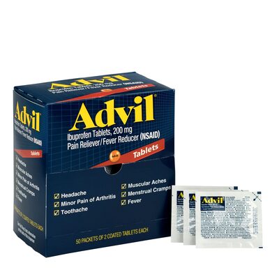 First Aid Only Advil 50x2/box