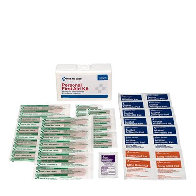 First Aid Only Personal First Aid Kit 38 Piece Plastic Case