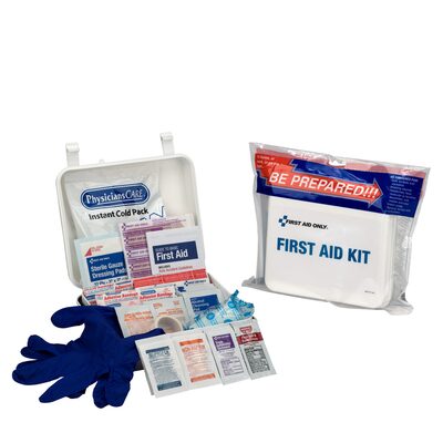 First Aid Only Travel First Aid Kit 68 Piece Plastic Case