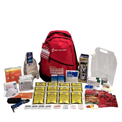 First Aid Only Emergency Prep Backpack Hurricane 2-Person