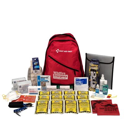 First Aid Only Emergency Prep Backpack Wildfire
