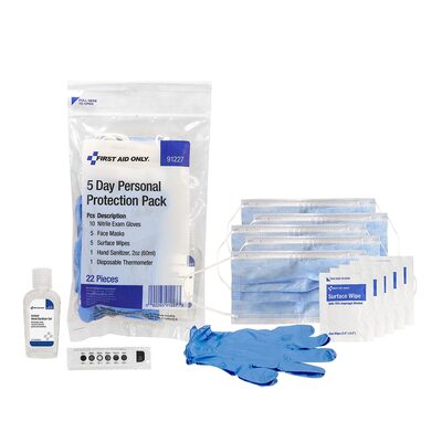 First Aid Only 5-Day Personal Protection Kit