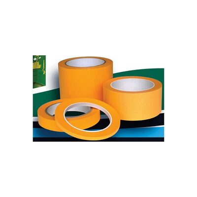 Distribution 48064 Flexible Semi-Translucent K-UTG Masking Tape, 55 yd L x 1/2 in W, Gold