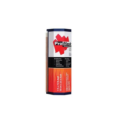 Distribution 48218 ProMask Refill Roll with Dispenser, 7 in W x 65 ft L, Crepe Paper