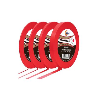 Distribution ProBand 48475 Fine Line Tape, 60 yd L x 1/16 in W, Stabilized Polymer Film, Red