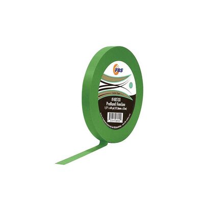 Distribution ProBand 48530 Fine Line Tape, 60 yd L x 1/2 in W, Stabilized Polymer Film, Green