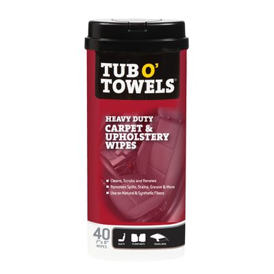 Tub O' Towels Tub O' Towels Heavy Duty Carpet Wipes, 40 count