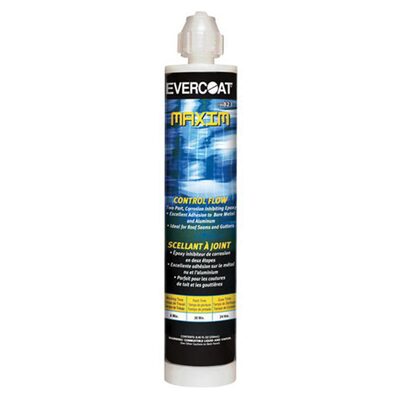 Fibre glass Evercoat MAXIM 100823 Control Flow Seam Sealer, 250 mL Cartridge, Liquid, Beige, 24 hr Curing