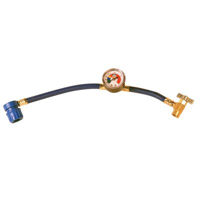 FJC R-134a U-CHARGE HOSE w/ gauge