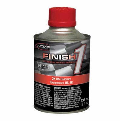 Finish 1 Automotive Refinish Products FH411-18 2K HS Hardener, 1/2 pt Can, Liquid