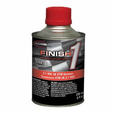 Finish 1 Automotive Refinish Products FH416-18 2-Component 2.1 VOC DTM Hardener, 1/2 pt Aerosol Can, Liquid