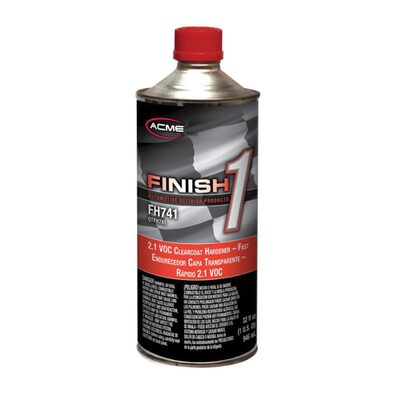 Finish 1 Automotive Refinish Products FH741-4 Fast 2.1 VOC Clearcoat Hardener, 1 qt Aerosol Can, Liquid