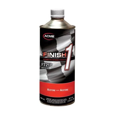 Finish 1 Automotive Refinish Products FT210-4 Solvent Based Reducer, 1 qt Can, Liquid