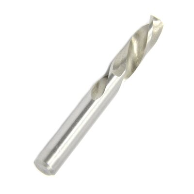 Forney Industries Stubby Left Hand Drill Bit, High Speed Steel (HSS), 3/8 in
