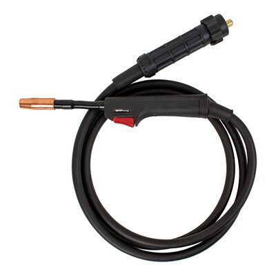 Forney Industries 86506 MIG Gun with Flexible Neck 180A 10ft with Euro Connection