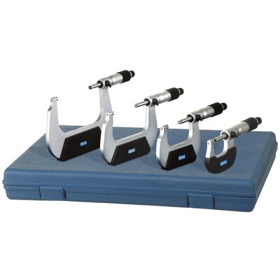 Fowler 0-4" OUTSIDE MICROMETER SET