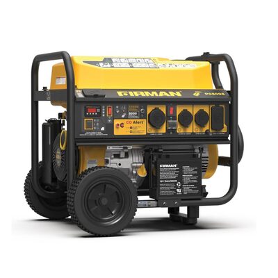 Firman Generator, 8000W/10,000W, Gasoline, Remote Start, 120/240V, w/ Wheel Kit, CO