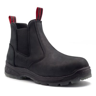 Avenger Work Boots BLACK WIDOW CT - Men's Boots - Composite Toe - CT|EH|SR|PR - Black/Black - Size: 8.5 - E - (Wide)