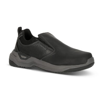 Avenger Work Boots Foreman MAX Low Slip-On - Women's - CN|EH|SR|SF - Black - Size: 8 - D - (Regular)