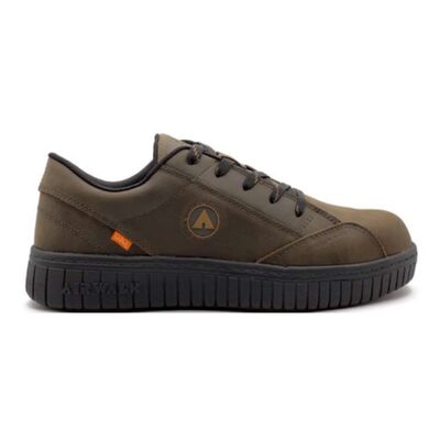 AIRWALK CAMINO MET - Women's Low Top Shoe - CT|EH|SF|SR|MT - Dark Coffee / Black - Size: 8 - D - (Regular)