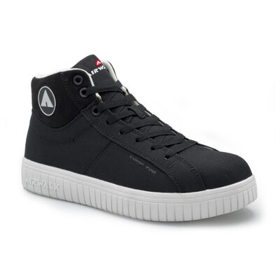 AIRWALK DEUCE Mid - Men's Mid Top Shoe - CT|EH|SR - Black/White - Size: 10 - D - (Regular)