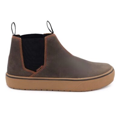AIRWALK VENICE - Men's Leather Chelsea Slip On - CT|EH|SF|SR - Buffalo Crazy Horse / Gum - Size: 9 - 2E - (Extra Wide)