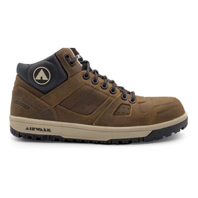 AIRWALK MONGO MID SD10 - Men's Mid Top Shoe - CT|SD|SF|SR - Brown / Black - Size: 9 - D - (Regular)