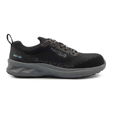 Nautilus Safety Footwear SPRINGWATER SD10 - Women's Low Top Shoe - CT|SD|SF|SR - Black / Grey - Size: 9.5 - D - (Regular)