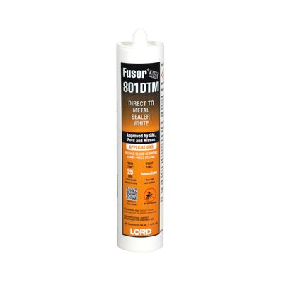 Fusor 801DTM DTM Sealer, 10 oz Cartridge, White, Paste, 72 hr Curing