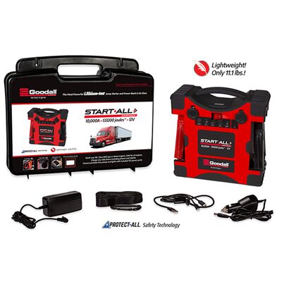 Goodall Manufacturing START-ALL Jump Starter 10,000A 133200 Joules 5S 12V