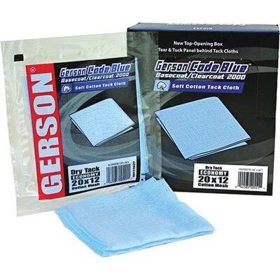 Gerson Co. 020001B Economy Tack Cloth, 36 in L x 18 in W, Code Blue