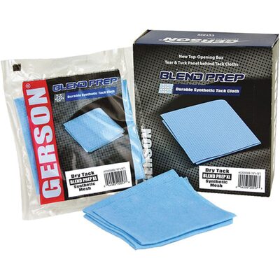 Gerson Co. Blend Prep 020008C Tack Cloth, 18 in L x 9 in W, Blue