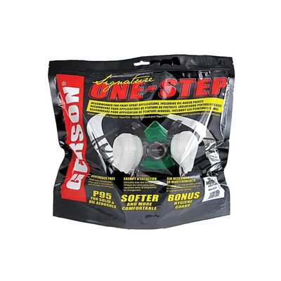 Gerson Co. Signature One Step 8211P 8000 Series Half-Mask Cartridge Respirator, Medium, P95 Filter Class