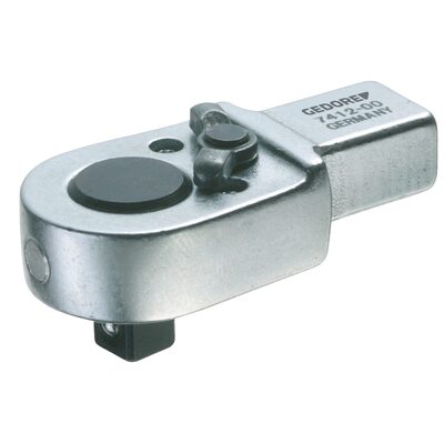 Gedore Rectangular Reversible Ratchet Head; 1/4" Drive; SE 9x12