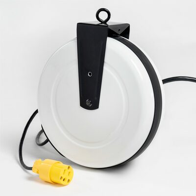 SafTlite by General Manufacturing Commercial Power Supply Reel 50 Foot with Single Outlet