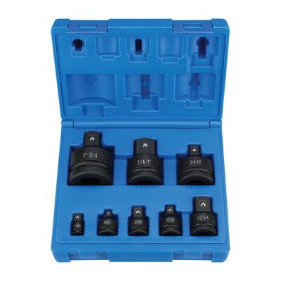 Grey Pneumatic Friction Ball 8 Piece Adapter Set
