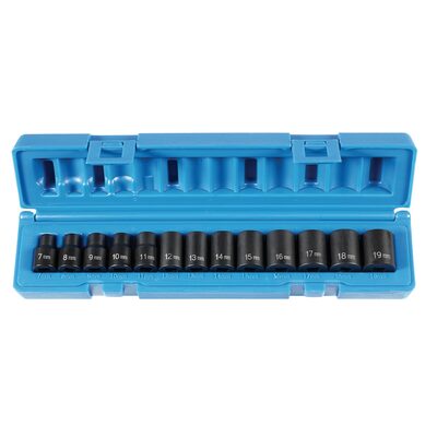 Grey Pneumatic 3/8" Drive 13 Piece Standard Metric Set