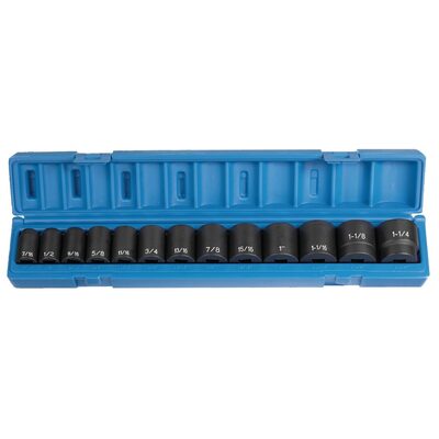 Grey Pneumatic 1/2" Drive 13 Piece Standard Set