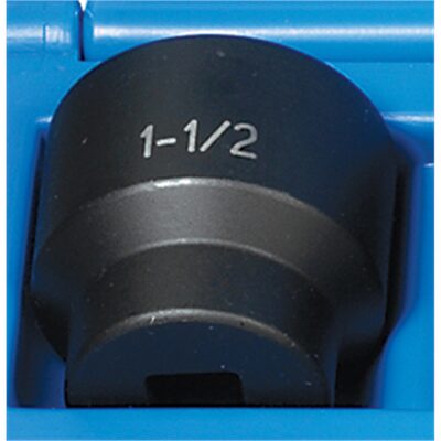 Grey Pneumatic 1/2" Drive x 1-1/2" Standard - 12 Point Socket