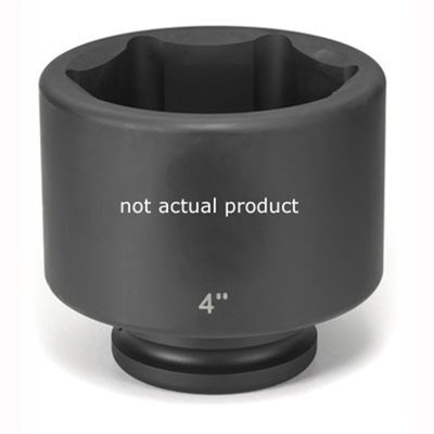Grey Pneumatic 1-1/2" Drive x 3-3/8" Standard  Socket