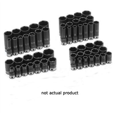 Grey Pneumatic 3/8" Drive x 7/16" Deep Duo-Socket - 12 Point