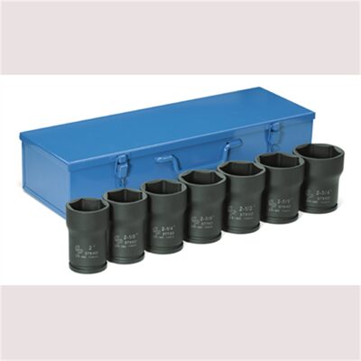 Grey Pneumatic 3/4" Drive 7 Piece Truck Pinion Locknut Set