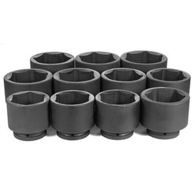 Grey Pneumatic 1" Drive 11 Piece Metric Set 76mm to 115mm