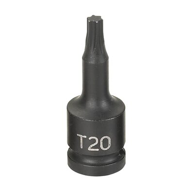 Grey Pneumatic 1/4" Drive x T20 Internal Star Impact Driver