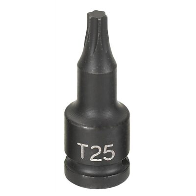 Grey Pneumatic 1/4" Drive x T25 Internal Star Impact Driver
