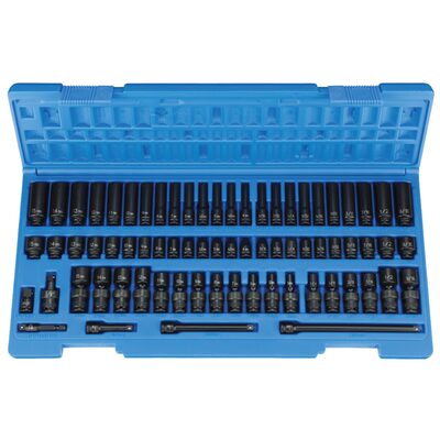 Grey Pneumatic 1/4" Surface Drive 72 Piece Complete Set
