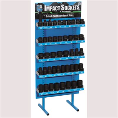 Grey Pneumatic 1" Drive Fractional Display - 6 Point
