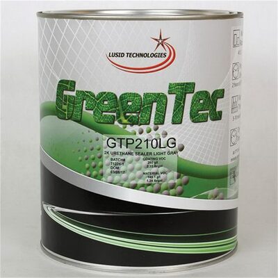 GENTEC AND GREENTEC PRODUCTS GTP210LG(G) High Build 2K Urethane Sealer, 1 gal Can, Light Gray, 149.1 g/L VOC, 4:1 Mixing