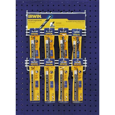 Hanson 16PC 6" Aircraft Drill Bit Display