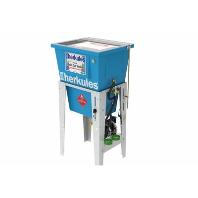 Herkules Equipment G210 - Automatic 2 Gun, 2 Cup Paint Gun Washer w/ Ability to Clean Pressure Pots, Hoses and 5-Gallon Cans